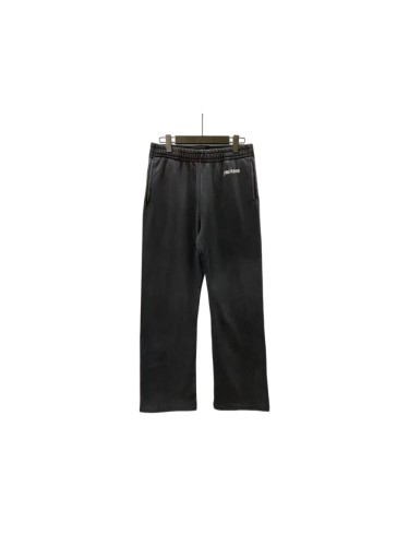 1:1 quality version Washed Gothic Small Letter Back Scroll Logo Hem Letter Straight Sweatpants 29563763