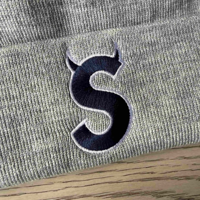 Horn S Logo Embroidery Label Soft Knit Warm Beanie 4 colors 29563996