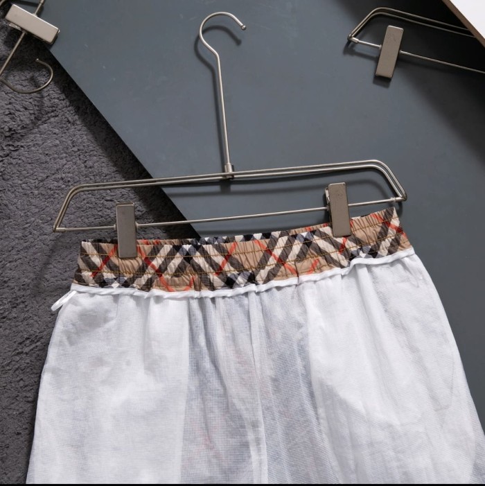 Khaki Classic Plaid Knight Horse Print Drawstring Casual Shorts 29563808