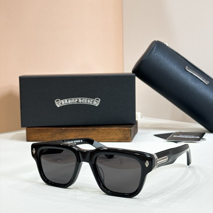 1:1 quality version Rectangular Metal Carved Temple Decor Gradient Lens Sunglasses 6 colors 29564031