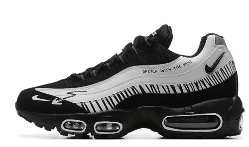 [plus-size shoes]@ir Max 95 Sketch Fabric Leather Shock Absorbing Wear Low Top Sneakers 29568132