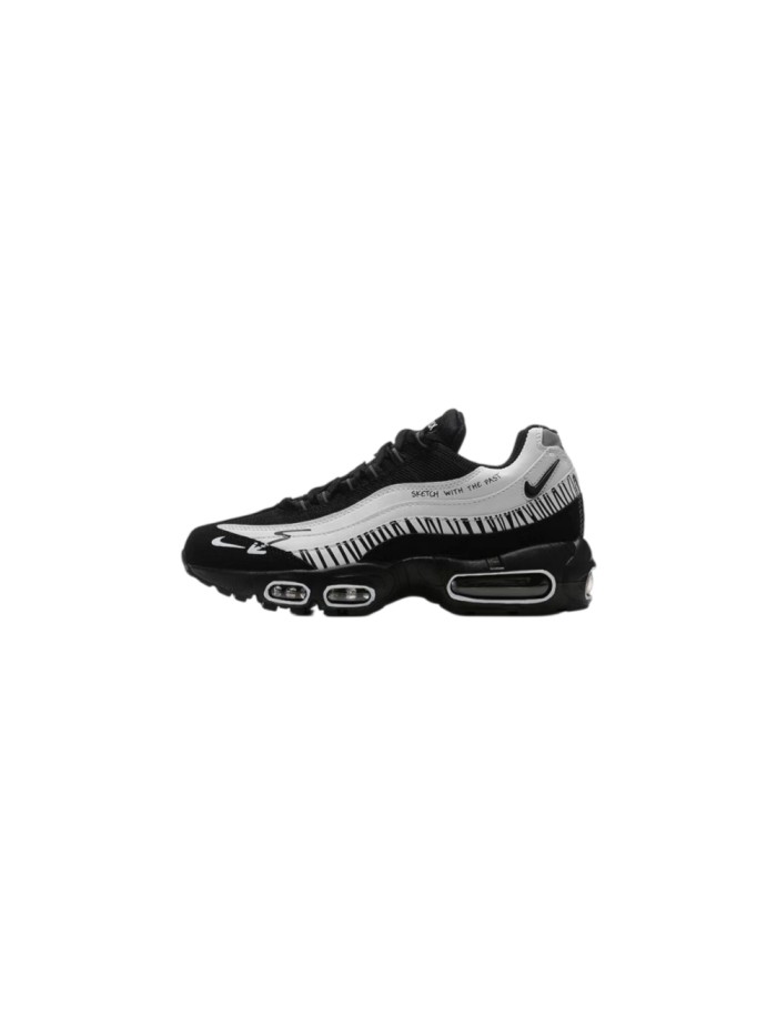 [plus-size shoes]@ir Max 95 Sketch Fabric Leather Shock Absorbing Wear Low Top Sneakers 29568132