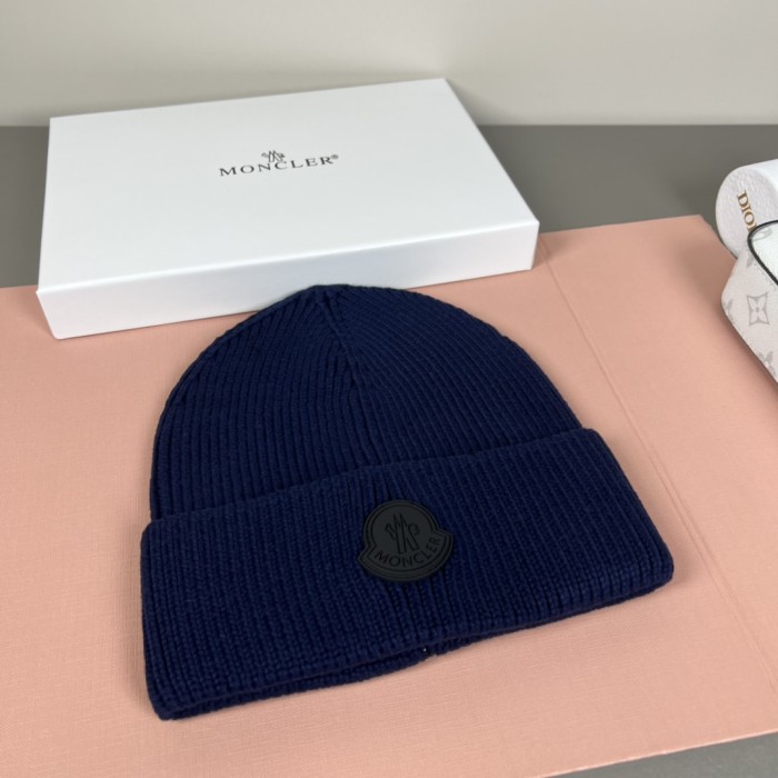1:1 quality version Round Rubber Patch Logo Knit Unisex Beanie 9 colors 29569832