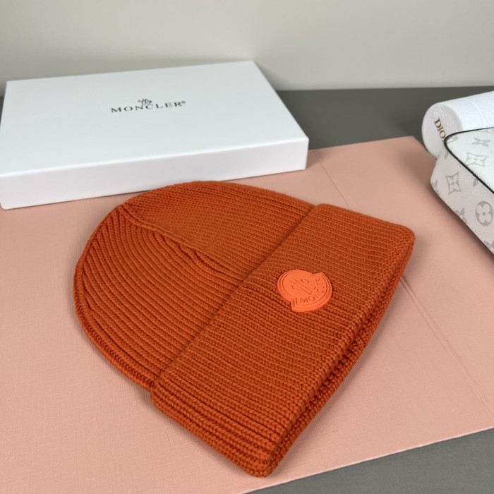 1:1 quality version Round Rubber Patch Logo Knit Unisex Beanie 9 colors 29569832