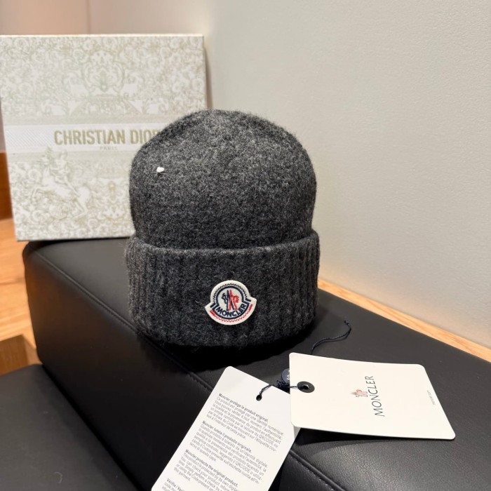 1:1 quality version Oval Badge Logo Cuffed Knit Beanie 5 colors 29569880