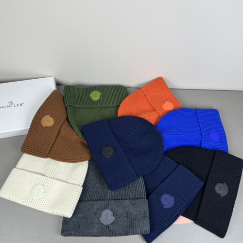 1:1 quality version Round Rubber Patch Logo Knit Unisex Beanie 9 colors 29569832