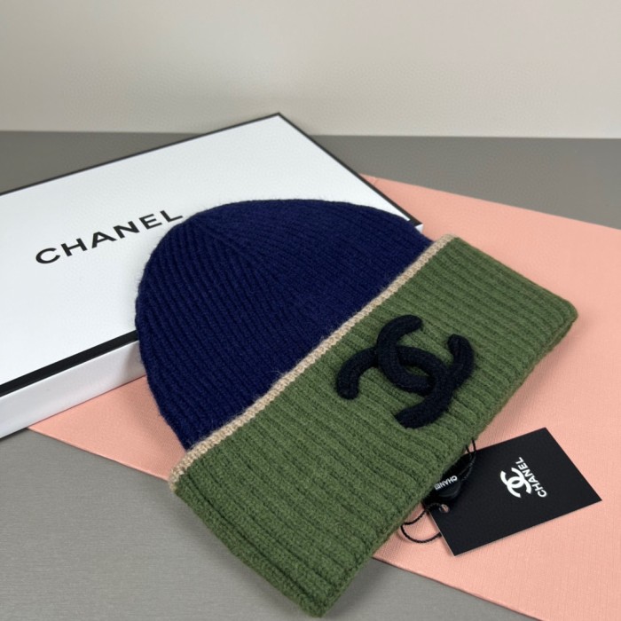 1:1 quality version Stereo Letter Embroidery Contrast Trim Ribbed Wool Beanie 6 colors 29569865