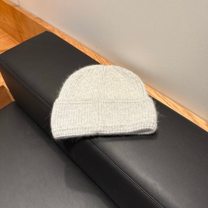 1:1 quality version Metal Letter Star Badge Cuffed Wool Unisex Beanie 4 colors 29570659