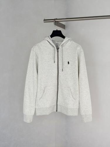 Small Pony Embroidery Plain Back Cotton Zip Up Hoodie 2 colors 29569817