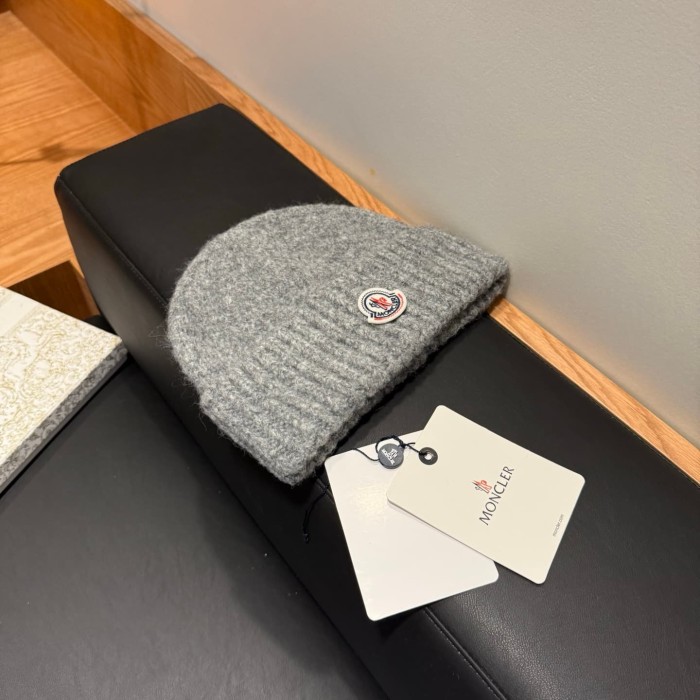 1:1 quality version Oval Badge Logo Cuffed Knit Beanie 5 colors 29569880
