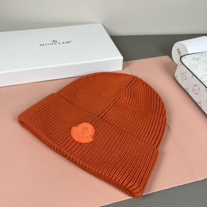 1:1 quality version Round Rubber Patch Logo Knit Unisex Beanie 9 colors 29569832