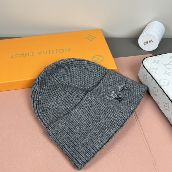 1:1 quality version Letter Star Embroidery Rib Knit Woo Unisex Beanie 3 colors 29569842