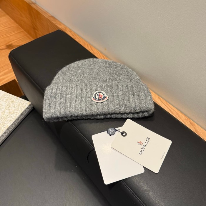 1:1 quality version Oval Badge Logo Cuffed Knit Beanie 5 colors 29569880