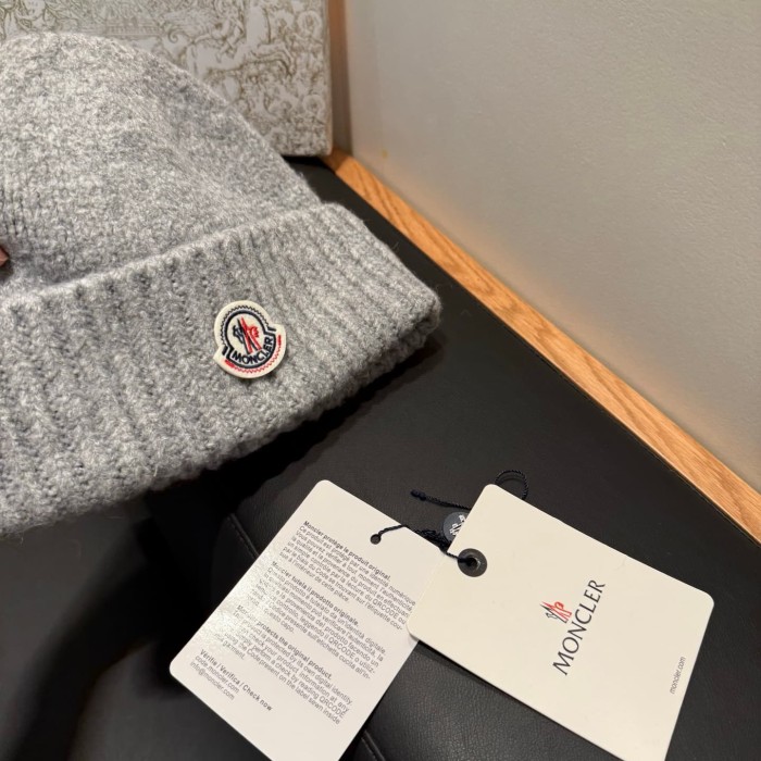 1:1 quality version Oval Badge Logo Cuffed Knit Beanie 5 colors 29569880