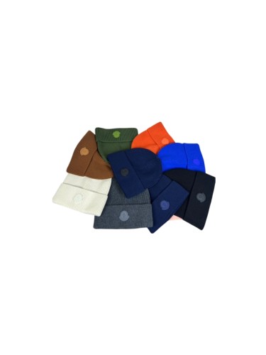 1:1 quality version Round Rubber Patch Logo Knit Unisex Beanie 9 colors 29569832