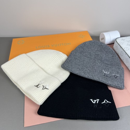 1:1 quality version Letter Star Embroidery Rib Knit Woo Unisex Beanie 3 colors 29569842