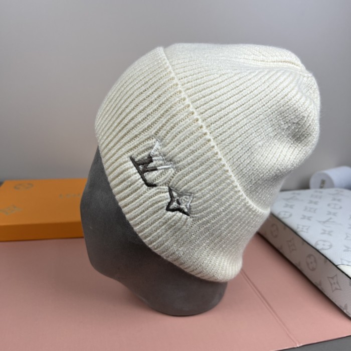 1:1 quality version Letter Star Embroidery Rib Knit Woo Unisex Beanie 3 colors 29569842