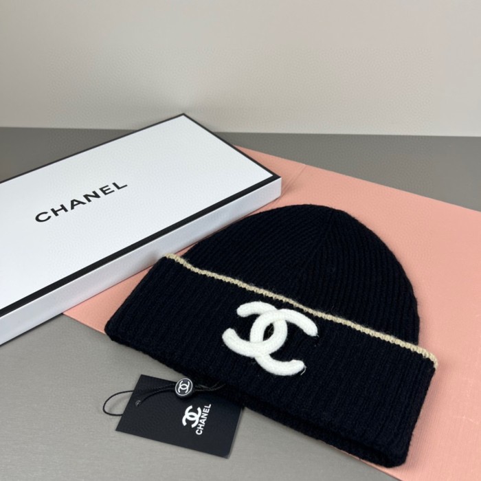 1:1 quality version Stereo Letter Embroidery Contrast Trim Ribbed Wool Beanie 6 colors 29569865
