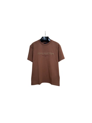 1:1 quality version Layered 3D Embroidery Simple Cotton Crew Neck Tee 29570705