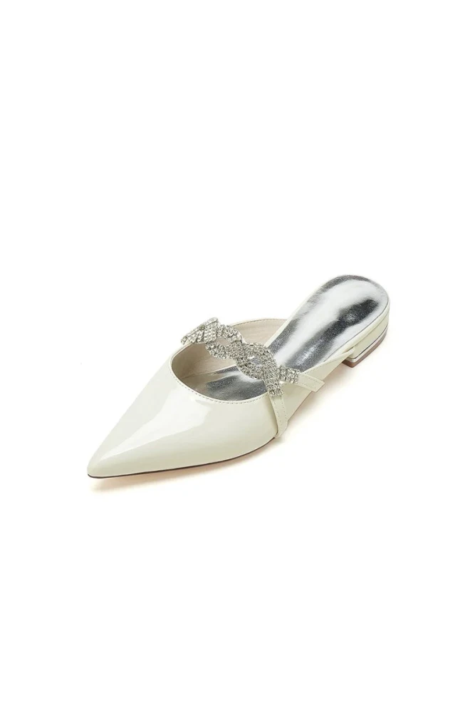 High Heels Nude Pink with Silver Embellishments