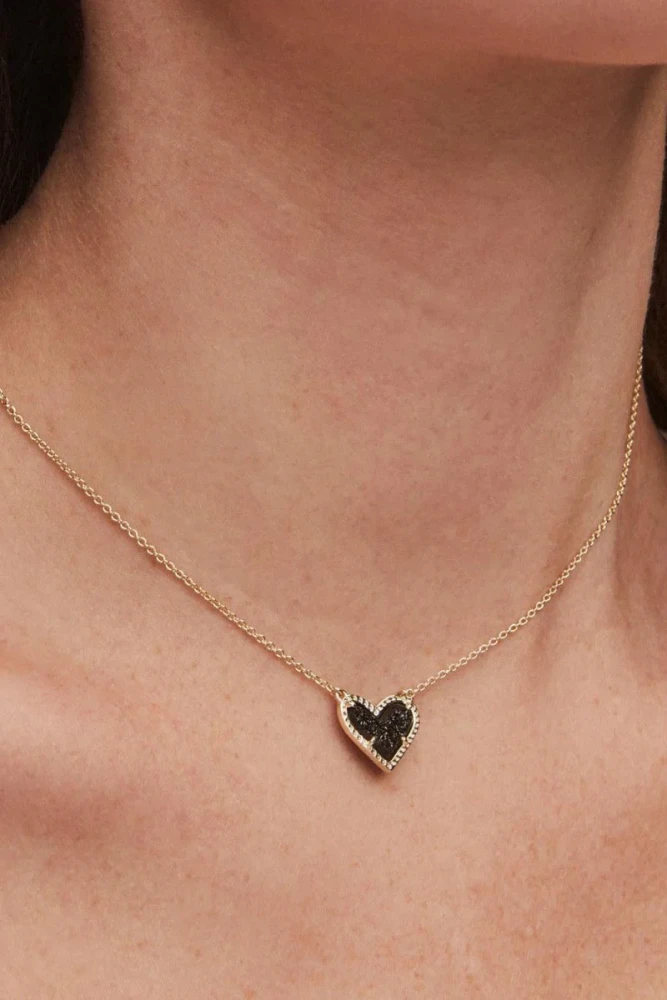 Heart Pendant Adjustable Clavicle Necklace