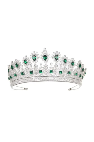 Green Zircon Princess Crown