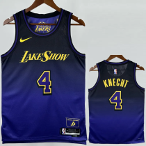 24-25 LAKERS KNECHT #4 Royal blue City Edition Top Quality Hot Pressing NBA Jersey 24-25 LAKERS KNECHT #4 Royal blue City Edition Top Quality Hot Pressing NBA Jersey