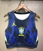 2026 Brazil Away Women Yoga Vest (女)