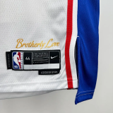 24-25 76ERS GEORGE #8 White Top Quality Hot Pressing NBA Jersey
