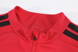 2026 AD Red Kids Half Pull Tracksuit