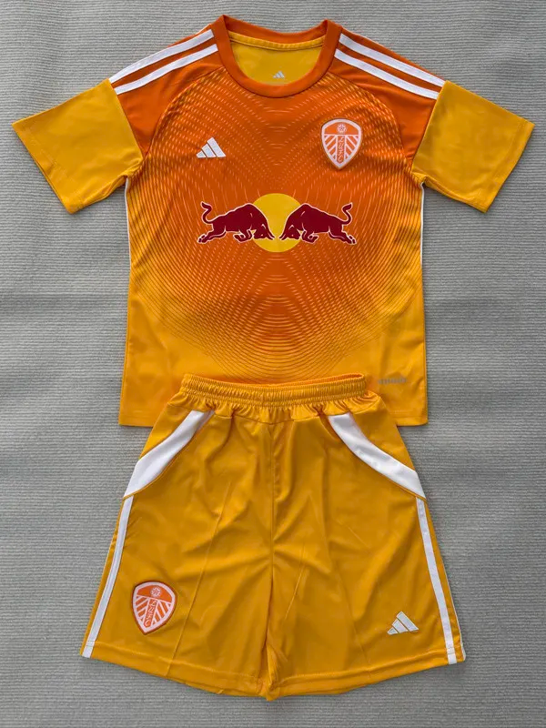 25-26 Leeds United Orange GoalKeeper Adult Suit 1:1 Thai Quality