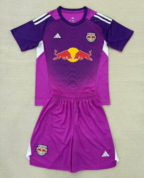 25-26 New York Red Bulls GoalKeeper Kids Soccer Jersey
