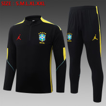 26-27 Brazil High Quality Half Pull Tracksuit