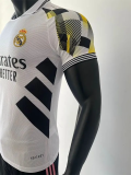 25-26 RMA White Special Edition Player Version Training Shirts 黄袖边