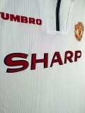 1998 Man Utd Commemorative edition Retro Soccer Jersey