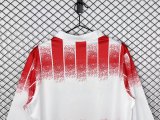 1991-1992 AS Cannes Home Retro Long Sleeve Soccer Jersey