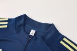 2025 AD Blue Half Pull Tracksuit 
