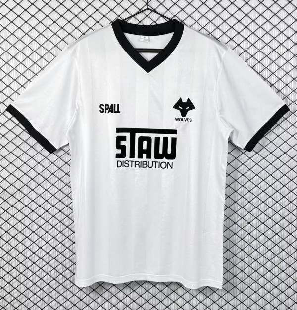 1986-1988 Wolves Home Retro Soccer Jersey