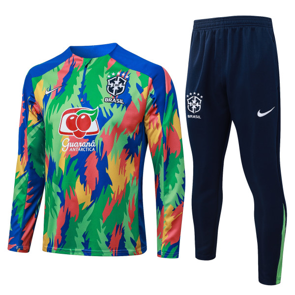 25-26 Brazil High Quality Half Pull Tracksuit