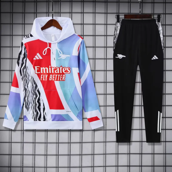 25-26 ARS White Hoodie Tracksuit (卫衣套装)