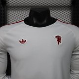 25-26 LIV White Special Edition Long Sleeve Player Version Soccer Jersey*长袖球员