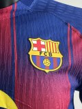 25-26 BAR Home Long Sleeve Player Version Soccer Jersey (长袖球员)