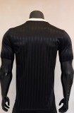 2025 AD Casual Black Player Version Training shirts *三叶草