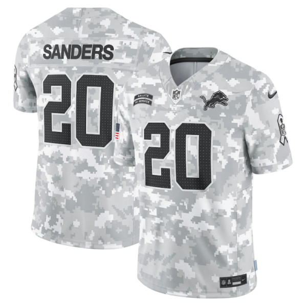 2024 NFL Lions New Pattern Jersey