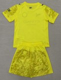 25-26 Man City Goalkeeper Kids Soccer Jersey