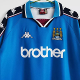 1997-1999 Man City Home Retro Soccer Jersey