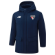 24-25 Sao Paulo Royal Blue Hooded Windbreaker Fabric Cotton Coat