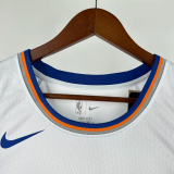 22-23 KNICKS CLARKSON #00 White Top Quality Hot Pressing NBA Jersey