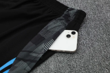 2025 AD White Blue Tank Top And Shorts Suit