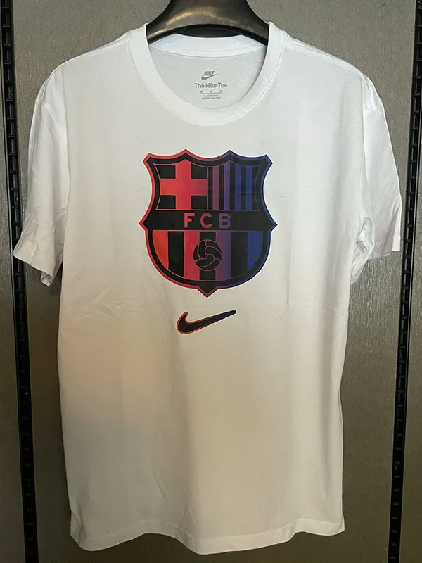 25-26 BAR White High Quality Casual T-Shirt